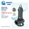 Bơm chìm nước thải cắt rác Showfou 100DL70-15-5.5