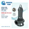 Bơm chìm nước thải cắt rác Showfou 80DL50-15-4.0